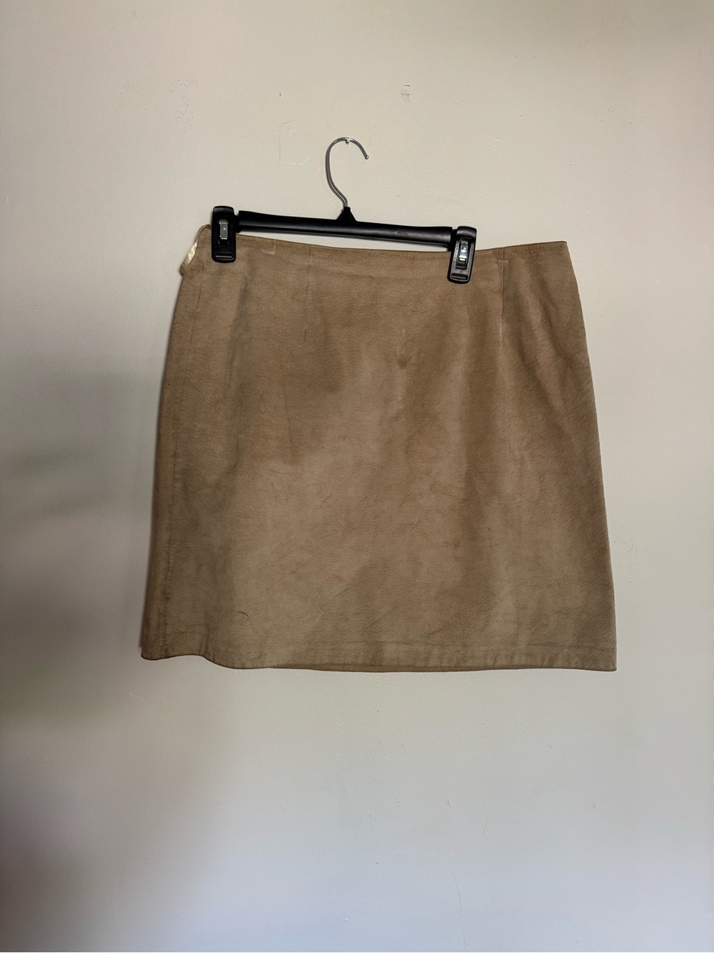 Vintage Ann Taylor 100% Leather Mini Skirt Y2K